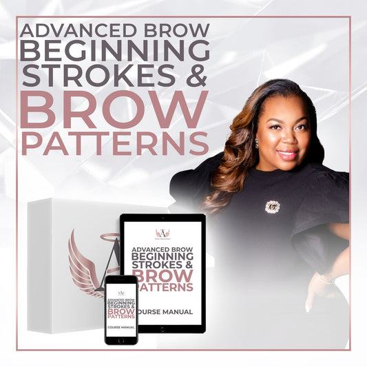 Advanced Brow Beginning Strokes & Brow Patterns | Glitter Me Training